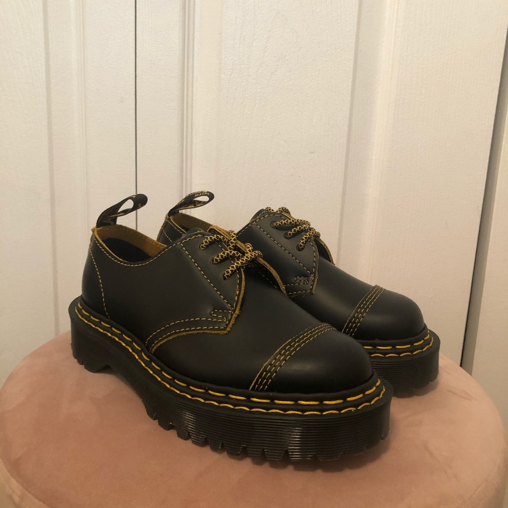 Dr Martens 1461 Bex Double Stitch platform shoes